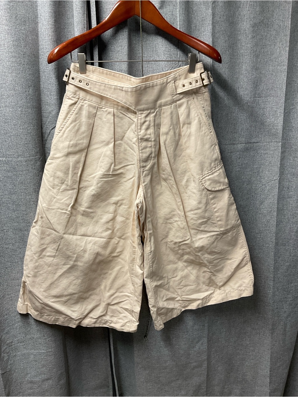 Banana Republic heritage explorer crop wide leg pants adjustable waist